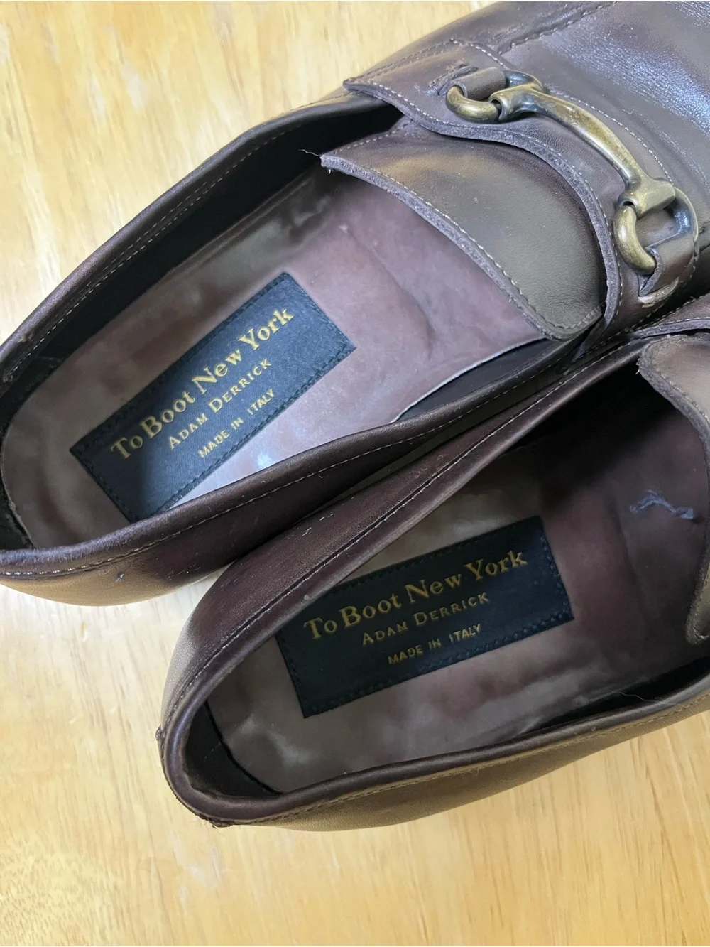 To Boot New York Berkshire Burnished Brown Calf Horse Bit Loafer Men’s Size 7.5